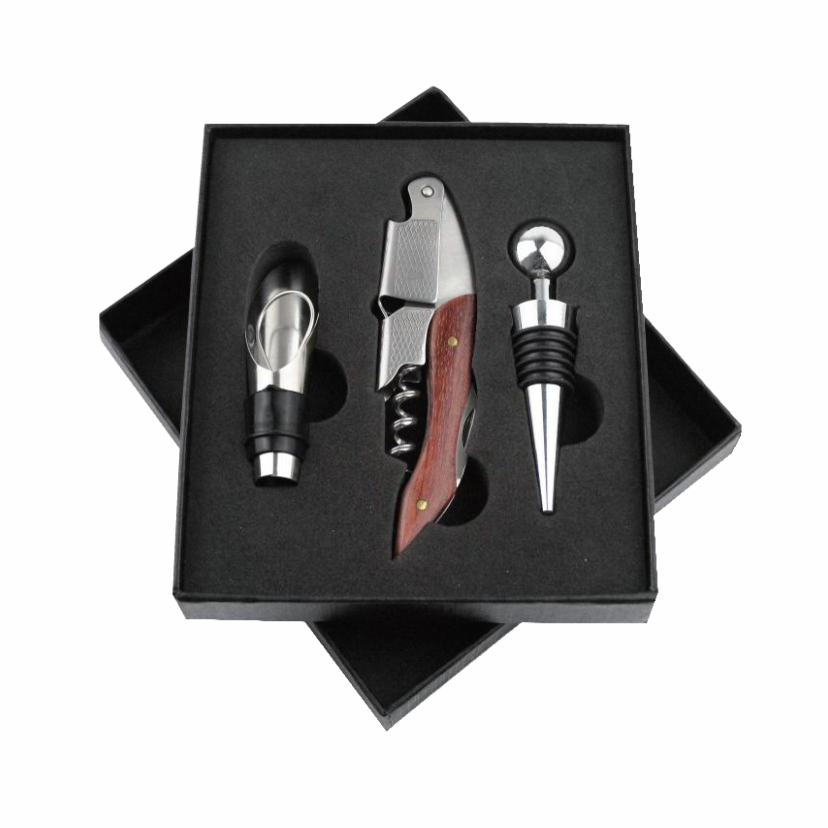 Wooden Wine Opener Gift Set of 3