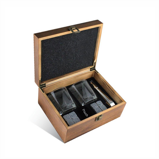 Whiskey Stone Gift Set With Glasses