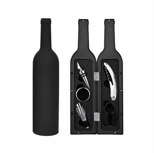 Wine Bottle Shaped Gift Set of 5